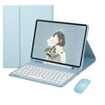 thumbnail image 1 of Estuche inalámbrico mouse S6 Lite 10.4 '' Tablet Sm-P610 P615 Durable Desmontable Suave TPU Contraportada Conveniente Azul shamjiam Teclado Bluetooth, 1 of 8