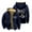 Navy, variant on Kevin Gates Luca Brasi 4 Zipper Jacket Unisex Long Sleeve Thickened Winter Parka Streetwear Coat