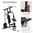 thumbnail image 4 of Soozier Multifunction Home Gym System, Workout Station with 99Lbs Weight Stack, for Full Body Exercise, 4 of 5