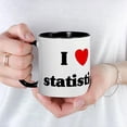 thumbnail image 5 of CafePress - I Love Statistics Mug - 11 oz Ceramic Mug - Novelty Coffee Tea Cup, 5 of 6