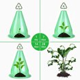 thumbnail image 4 of 12PCS Garden Cloches for Plant Multifunctional Plant Protectors Bell Jar Cloche, 4 of 7