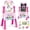 Pink, variant on LieGorJi Easel for Kids, Toddler Easel, Double-Sided Chalk Board Kid, Kid Art Easel, Art Easel Age 4-8, Birthday Gifts for 1-3 3-5 5-8 Year Old
