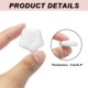 thumbnail image 3 of 15Pcs Estrella de fieltro para manualidades, pompones de costura blancos, hojas de fieltro de lana hechas a mano de 1.2" para artes y manualidades DIY, 3 of 6