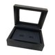 thumbnail image 3 of Caja Expositora de Anillos para Almacenar Y Proteger Anillos de Campeón con Diseño Elegante de Madera Y Forro de Cuero Sintético Adecuada para Regalos 2 hoyos, 3 of 9