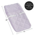 thumbnail image 5 of Sweet Jojo Designs Rose Purple Changing Pad Cover, 5 of 6