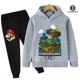 thumbnail image 1 of Ropa de Super Mario para niños, sudadera informal, chándal para niños, traje deportivo para niños, Sudadera con capucha y pantalones, traje de 2 piezas, 1 of 1