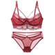 thumbnail image 4 of Conjunto de lencería para mujer Sujetador y bragas de encaje sexy Conjunto de lencería fina de verano Fridja nalpqowj39613, 4 of 5