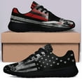 thumbnail image 3 of Sprint Car Racing American flag US Shoes Sneakers Black Size 4.5, 3 of 7