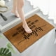 thumbnail image 5 of Felpudo navideño divertido con letras divertidas | Felpudo navideño para interiores y exteriores, ideal para puerta de entrada, salón, cocina y dormitorio., 5 of 5
