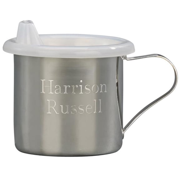 Creative Gifts International 020908 4 oz Baby Cup, Straight Side - Silver Plated