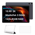 thumbnail image 6 of 2024 Newest 10.95 inch 2K Tablet with Case Android 13 2000x1200 FHD IPS Display Tablets PC, Octa Core, 14GB RAM(6+8G)+128GB ROM(1TB TF), 5+13MP Camera, 7000mAh Battery, Surpport WiFi, GPS, 6 of 10