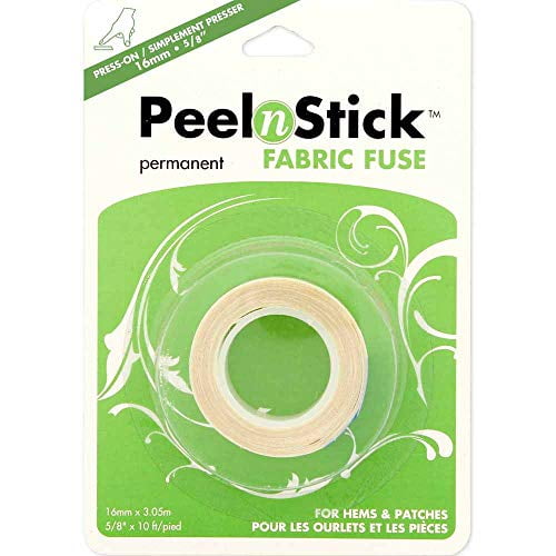 PeelnStick Fabric Fuse Ironon Adhesive, 16mm