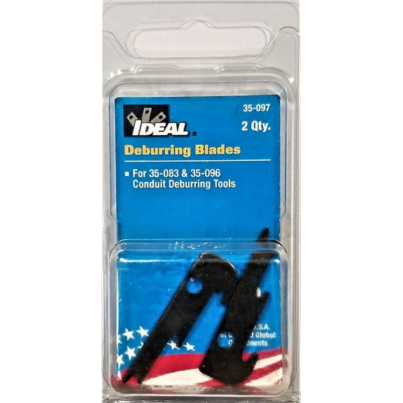 Ideal Industries 35-097 Twist-a-Nut Deburring Tool Blade, Pack of 2