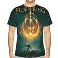 thumbnail image 5 of Unisex 3D Print Elden Ring T Shirts Graphic Design Casual Summer Short Sleeve Fashion Tees Shirt for Men Women, 5 of 8