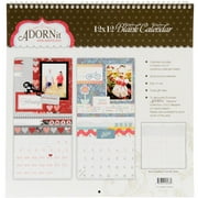 Adorn-It Blank Calendar, 12 by 12-Inch, 14 Pages, Wire Bound