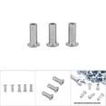 thumbnail image 1 of Fydun Tuercas Planas De Níquel Chapado En Hierro M6 M8, Tuerca Hexagonal Manga De Cabeza Redonda Reemplazo De Alto Rendimiento Para Muebles, 1 of 8