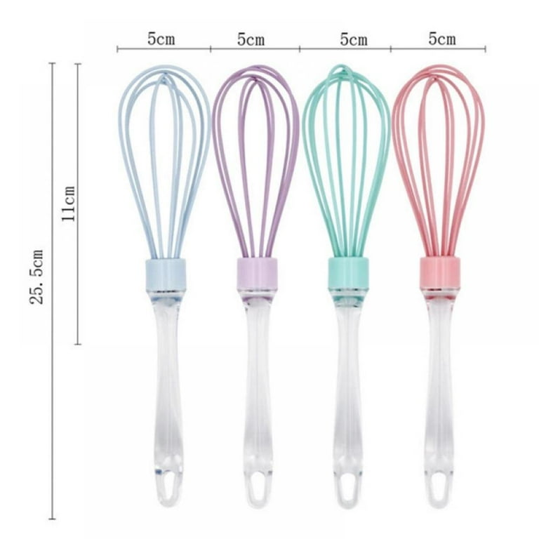 Silicone Whisk, Heat Resistant Kitchen Whisks for Non-stick Cookware