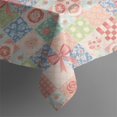 thumbnail image 5 of Pioneer Flower Floral Print Pattern Square Tablecloth, Waterproof Wipeable Spillproof Washable Table Cover for Home Kitchen Party Decor, 60"x60", 5 of 6