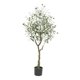 thumbnail image 3 of Olivo artificial con maceta, planta artificial decorativa de 1,2 m para jardín u oficina. Estilo A, 3 of 9