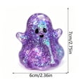 thumbnail image 3 of Halloween Ghost Pinch Toy Slow Rising Fidget Stress Relief Fidget Purple Soft Elastic Squeeze Cute Spooky Desk Companion Anxiety Calming Gift, 3 of 6