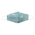 thumbnail image 2 of AeraVida Reusable Lace Cotton Washable Fabric Fashionable Masks Set of 3, 2 of 7