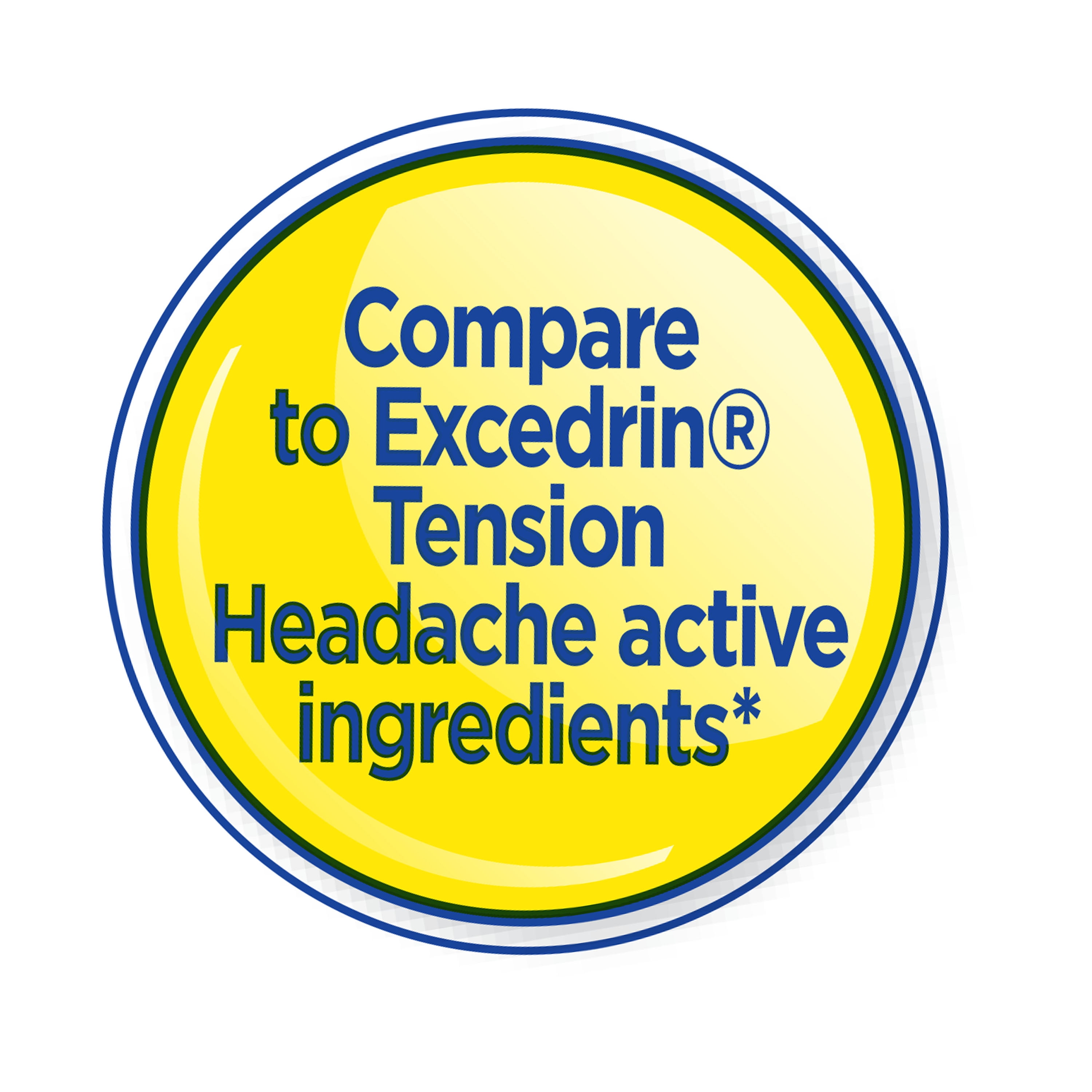Equate Tension Headache Pain Relieving Aid Acetaminophen and Caffeine Caplets, 100 Count, Compare to Excedrin® Tension Headache Active Ingredients