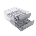 thumbnail image 3 of Caja de almacenamiento de huevos Soporte para huevos para refrigerador, Bandeja para huevos Caja de almacenamiento de huevos frescos para Gris, 3 of 9