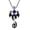 Blue, variant on Gothic Dragon Sword Cross Pendant Necklace - Punk-Style Zircon Dragon Pendant - Vintage Entangled Sword - Unisex Dark Gothic Jewelry