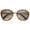 Tortoise-Gold / Lavender, variant on sunglassLA Unisex Womens Two-Toned Metal Temple Tinted Lens Cat Eye Sunglasses (Shiny Black-Gold / Lavender) - 54mm