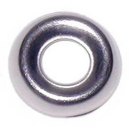 

#12 x 17/64 x 21/32 Nickel Plated Steel Finishing Washers