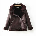 thumbnail image 1 of Women Sheepskin Leather Coat, 1 of 2