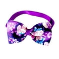 thumbnail image 2 of Collares para perros Methold Pajaritas Ajustable Accesorios para mascotas Flor morada PT003669-15, 2 of 6