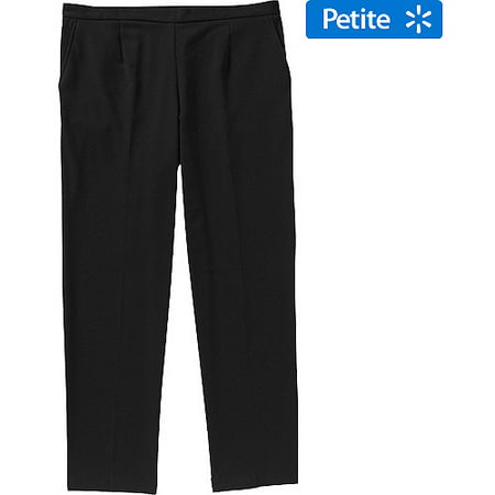 George Women's Plus-Size Petite Pull-On Work Pants - Walmart.com