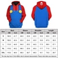 thumbnail image 2 of Disfraz Premium Sudadera con capucha impresa en 3D Mujer Casual Divertido Anime Disfraz de cosplay de moda Kuymtek Azul T L para Mujer, 2 of 6