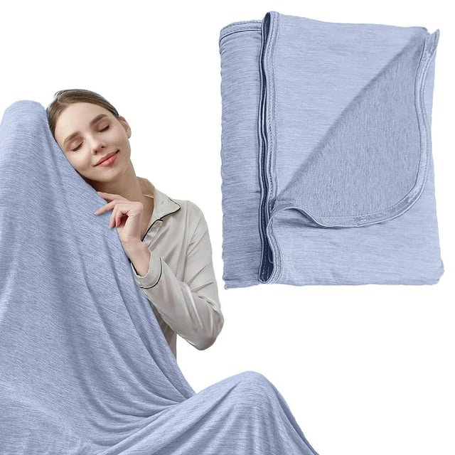 WRXMIJNHGSA Polyester Blanket Under $20 Home & Garden Blanket Summer Ultimate Blanket Summer Ultimate Blanket Breathable Soft Double Cold Effect For Night Sweats