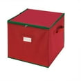 thumbnail image 1 of Boîte de Rangement de Noël Compartimentée Conteneur Réglable 75 Ornements Décoration, 1 of 5