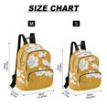thumbnail image 2 of FORMRS Mini Backpack Purse for Women Travel Daypack Casual Shoulder Bag, White Flowers, 2 of 7