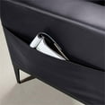 thumbnail image 3 of AE-D820 Black Color With Faux Leather Sofa, 3 of 5