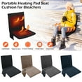 thumbnail image 4 of Cojín de asiento Eigraketly con calefacción 3 modos Caqui, 4 of 6