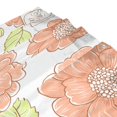 thumbnail image 3 of Peach Blossom Pattern Design 72x72 Waterproof Shower Curtain Liners Durable Metal C-Hooks Fade-Proof Thermal Print Anti-Splash, 3 of 5