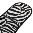 thumbnail image 2 of Dailycode Double Sided Oven Mitt with Loop Heat Resistant Kitchen Long Potholders 7" x 35" Zebra Stripe, 2 of 6