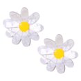 thumbnail image 1 of Vokone Clip de garra de flor Acrílico Margarita Girasol Pinza para el cabello para mujeres Agarre de la mandíbula del cabello Soporte fuerte para cabello grueso y fino (Margarita), 1 of 1