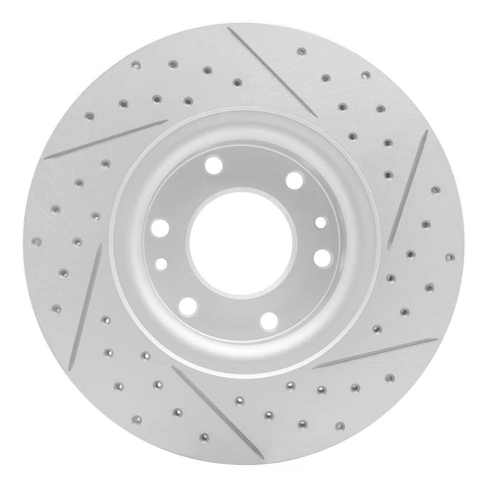 Dynamic Friction Company 830-48046L DFC Geoperformance Rotor - Drilled and Slotted