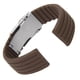 thumbnail image 5 of Reloj Correa Banda Buzo Buceo jinwen Caucho Silicona Impermeable 20mm Café Unisex, 5 of 8