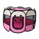 thumbnail image 3 of Corral portátil plegable para mascotas, de malla transpirable, jaula superior ligera con cremallera Rosa Medio Zulema Parque infantil plegable, 3 of 8