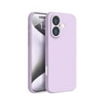 thumbnail image 1 of PANDACO Soft Shell Matte Pastel Purple Case for iPhone 17, 1 of 3