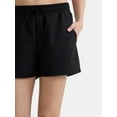 thumbnail image 4 of Time and Tru Women's and Women's Plus High Rise Swim Shorts, Sizes XS-3X, 4 of 5