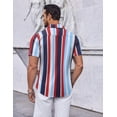 thumbnail image 5 of COOFANDY Casual Shirt for Men Button Down Shirts Short Sleeve No Tuck Shirts for Office Casual Wear, 5 of 6