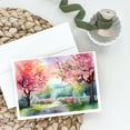 thumbnail image 2 of Michigan Apple Blossoms in Watercolor Greeting Cards and Envelopes Pack of 8 7 in x 5 in, 2 of 3