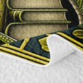 thumbnail image 5 of Feelyou Vintage Library Book Dragon Bed Spread Queen for Men Women, Retro Leaf Mushroom Queen Coverlet Set, Green Gold, 3 Pieces, 5 of 7